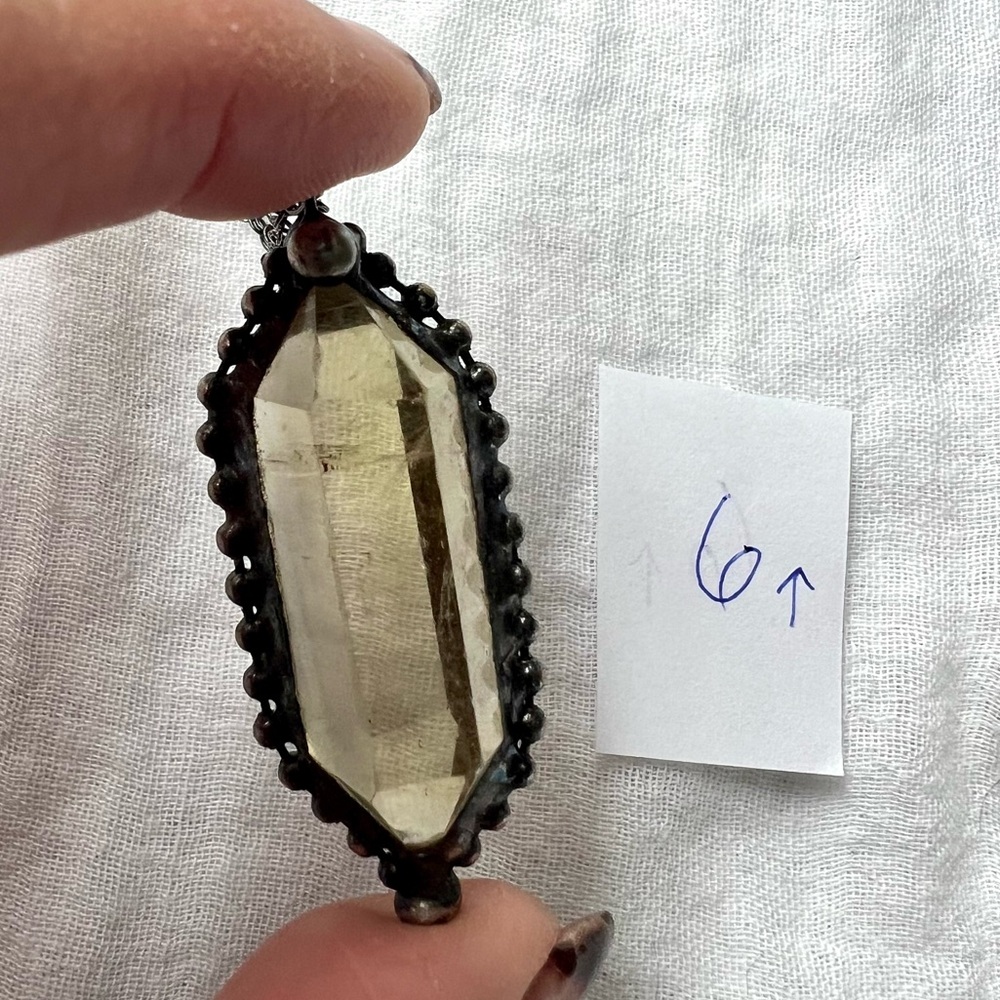* NEW STOCK! * DT Citrine Chakra Clearing Necklace Pendant - Picture 6 of 9